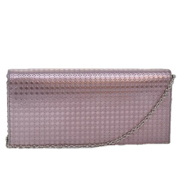 DIOR Lady DIOR Canage Chain Shoulder Bag Pvc Pink - Picture 1 of 12